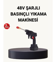 Northcity 48V Taşınabilir Basınçlı Yıkama Makinesi – 5m Hortumlu Köpük Şişeli