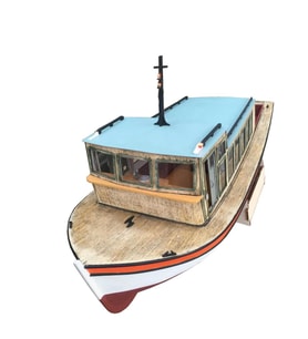 Türk Model 1/12 126 Beşiktaş Motoru, 77 cm. Ahşap Model Kiti
