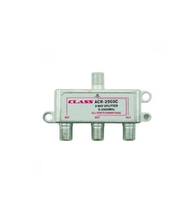 CLASS ACR-2503C 1 Giris 3 Çıkıs Kablo Tv Uydu Anten Çoklayıcı 3 lü Splitter+F Konnektör ile beraber