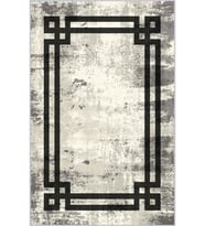 Eliana Home Baskılı, Yıkanabilir Kaymaz Taban Salon Halısı LNA1554-HT1271 100x150 cm (Bej)