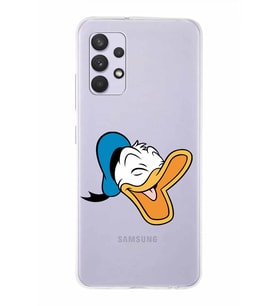 Samsung Galaxy A13  Kapak Donald Duck Tasarımlı Şeffaf Silikon Kılıf