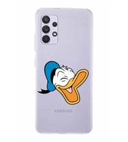 Samsung Galaxy A13  Kapak Donald Duck Tasarımlı Şeffaf Silikon Kılıf