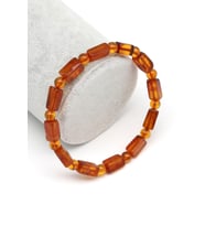 Damla Kehribar Bileklik – 5 × 11 mm  5 gr  18 cm