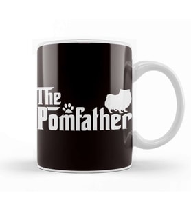 Pomfather Pomeranian Pom Pommy German Spitz Poland Toy Dog Kupa Bardak Porselen