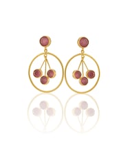 Kadir Jewellery 22 Ayar Altın Kaplama Vintage Küpe -El İşçiliği Ve Hipoalerjenik Küpe