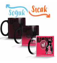 Ramones 5 Sihirli Kupa Bardak Porselen