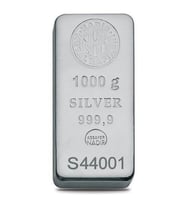 AgaKulche Nadir 1000 gr Külçe Gümüş