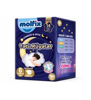 Molfix Tatlı Rüyalar Bebek Bezi 6 Beden15+ KG Extra Large 384 Adet Dev Ekonomik Fırsat Pk
