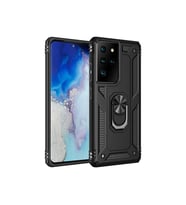 Samsung Galaxy S21 Ultra Uyumlu Kılıf Zore Vega Kapak (Siyah)