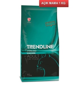 Trendline Sterilized Kısırlaştırılmış Kedi Maması 1 Kg AÇIK