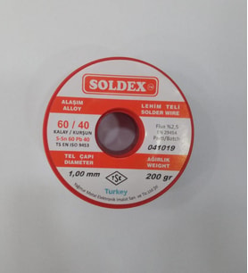 SOLDEX 1.00 MM 200 GR.LEHİM ATMA TELİ