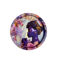 Premium 35cm Metal Yuvarlak Tepsi – Özel Tasarım