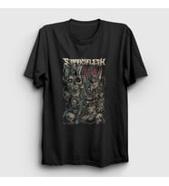 Presmono Unisex Siyah Beast Septicflesh T-Shirt 172407tt