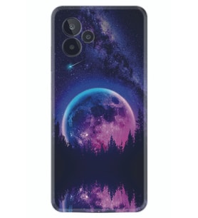 General Mobile GM 24 Pro Kılıf Silikon Desen Özel Seri Star Planet 1652