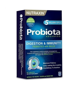 Nutraxin Probiota Advanced - Probiyotik Takviyesi 60 Tablet - Üç Katmanlı Teknoloji