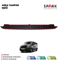 Renault Trafic 2014-2019 Yıl Aralığı Uyumlu Arka Tampon Eşiği Parlak