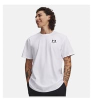 UNDER ARMOUR Ua M Logo Emb Heavyweıght Ss Beyaz Siyah Erkek T-Shirt 1373997-100