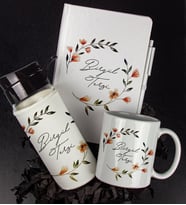 Kişiye Özel Tasarım Defter Kalem Matara Ve Kupa Hediye Seti 104881