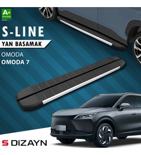 S-Dizayn Omoda Omoda7 S-Line Aluminyum Yan Basamak 183 Cm 2025 Üzeri A+ Kalite