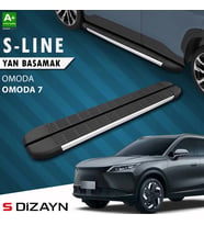 S-Dizayn Omoda Omoda7 S-Line Aluminyum Yan Basamak 183 Cm 2025 Üzeri A+ Kalite