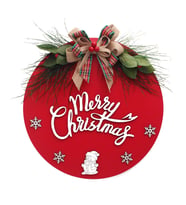 35cm Yılbaşı Kapı Süsü Merrry Christmas (STD)