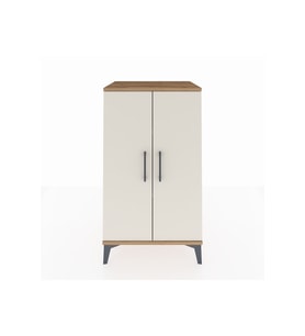 Hyperion Komodin 2 Raflı 2 Kapaklı 60x44x106 Çam-Aytaşı