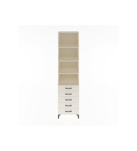 Hyperion Dolap 4 Raflı 5 Çekmeceli 60x44x243 Aytaşı-Aytaşı