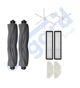 DREAME D10S, D10S PRO, D9 MAX GEN 2 UYUMLU 2 Ana Fırça 2 Yan Fırça 2 Filtre 2 Mop PKT-iasgf0000926
