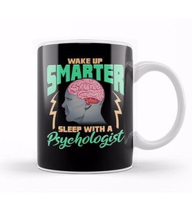 Funny Wake Up Smarter Sleep With a Psychologist Kupa Bardak Porselen