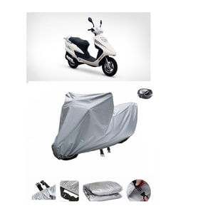 Asya Efsane Eco 100  Su Geçirmez Motosiklet Brandası ARKA ÇANTA UYUMLU