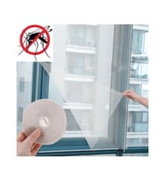 hagiki 130X150 Cm Hazır Pencere Sinekliği 4 Mt Cırt Bant Hediye Tak Çıkar Tül Sineklik (1 Adet)