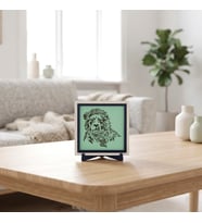 Aslan Figürlü Dekoratif Obje, Güç ve Asaleti Yansıtan Modern Masaüstü Dekoru 10x10 cm