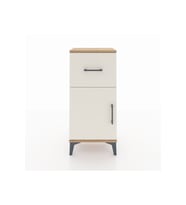 Arges Komodin Tek Raflı Tek Çekmeceli Tek Kapaklı 44x30x96 Çam-Aytaşı