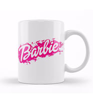 Barbie Logo Kupa Bardak Porselen