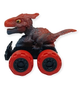 Sürtmeli Dinazor Arabalar cm - H-20 - Kırmızı Parasaurolophus - 1 ADET