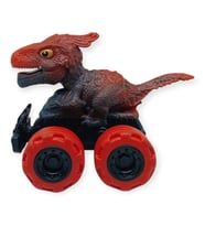 Sürtmeli Dinazor Arabalar cm - H-20 - Kırmızı Parasaurolophus - 1 ADET