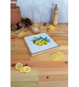 Bambum Kangura - Mango Ağacından Kare Tepsi Limon Orta