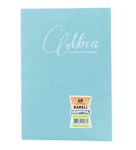 GIPTA MICA TEL DİKİŞLİ PP KAPAK A4 40 YP.KARELİ DEFTER