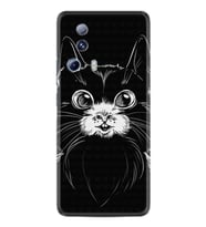 Xiaomi 13 Lite Kılıf Resimli Desenli Silikon Platinium Series Komik Kedi 1863
