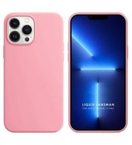 Apple iPhone 14 Pro Max 6.7'' Liquit Lansman Silikon Pembe