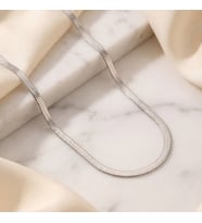 Çelik İtalyan Zincir 316L 4 MM Kalınlık ZN-217 (Beyaz)