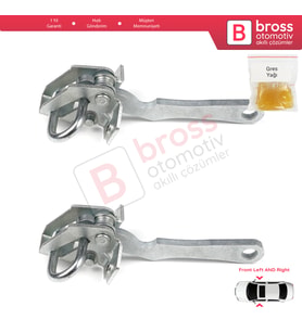 Citroen Relay MK1 230 244 1994-2006  918179 İçin 2 EA Ön Sağ ve Sol Kapı Gergi Yayı