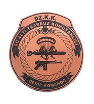 SAT (Su Altı Taarruz) Deri PEÇ- Arma - Patch (Taba)
