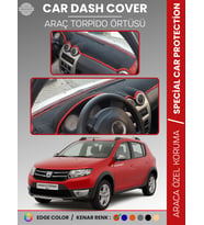 DACIA SANDERO STEPWAY (2010-2015) Torpido Örtüsü Ön Göğüs Koruma Tam Uyum Kaymaz Kolay Montaj