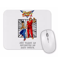 Street Fighter SF II Victory Mouse Pad