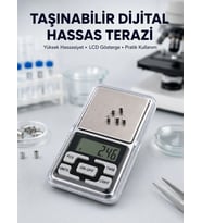 Mey İthalat® Hassas Tartım İçin Dijital Cep Terazisi Sayma Modlu