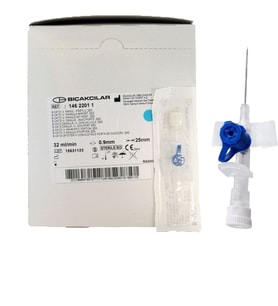 Bıçakcılar Branül (intraket) Mavi (22G) 80'li Paket