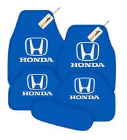 Honda Logolu 5’li Oto Halı Paspas Seti – Kaymaz, Suya Dayanıklı, Aracınıza Özel Premium Görünüm (Mavi)
