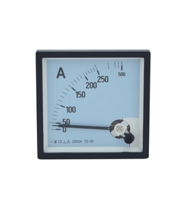 Analog Ampermetre Panel Meter 1.5 250/5A, 10x10cm, TE-96 Uygun Uygulama