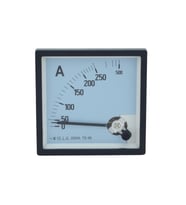 Analog Ampermetre Panel Meter 1.5 250/5A, 10x10cm, TE-96 Uygun Uygulama
